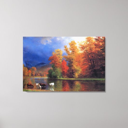 バイエルシュタットオンザサコ絵画ズ キャンバスプリント (正面)