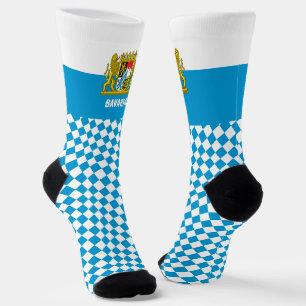 バイエルソックス、バイエルン国旗のファッション/スポーツ ソックス