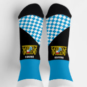 バイエルソックス、バイエルン国旗の色/スポーツ ソックス (上部)