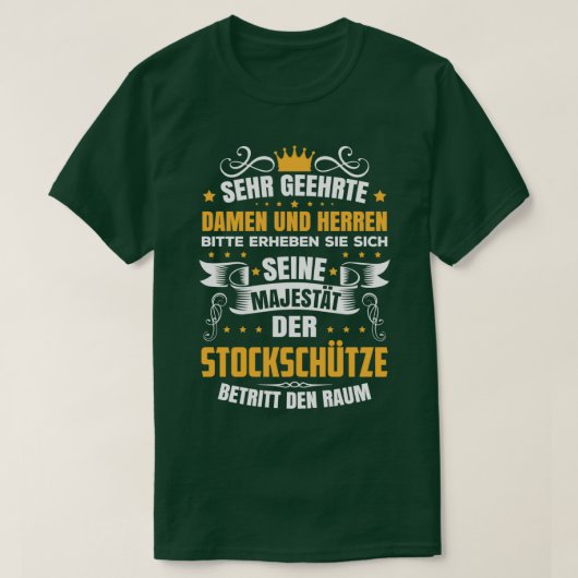 バイエルンのカーリングの威厳カール Tシャツ (デザイン正面)
