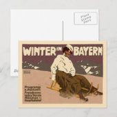 バイエルンの冬 ポストカード (正面/裏面)
