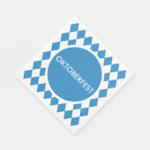 バイエルンの幾何学的パターンオクトーバーフェスト。 スタンダードランチョンナプキン (角)