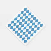 バイエルンの幾何学的パターンオクトーバーフェスト。 スタンダードランチョンナプキン (角)