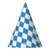 バイエルンの幾何学的パターンオクトーバーフェスト。 パーティーハット (左)