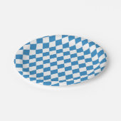 バイエルンの幾何学的パターンオクトーバーフェスト。 ペーパープレート (アングル)