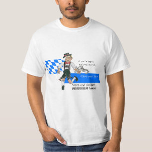 バイエルンの旗のオクトーバーフェストのパーティーのTシャツ Tシャツ