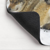 バイエルンの森の狼 マウスパッド (コーナー)