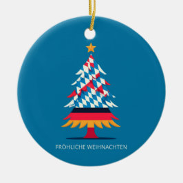 バイエルンインスパイア州旗 セラミックオーナメント