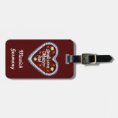 バイエルンオクトーバーフェストハート ラゲッジタグ (正面横)