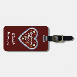 バイエルンオクトーバーフェストハート ラゲッジタグ