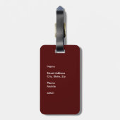 バイエルンオクトーバーフェストハート ラゲッジタグ (裏面縦)