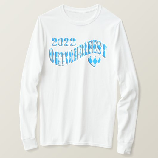 バイエルンドイツビールフェスティバルオクトーバーフェスト2022 Tシャツ (デザイン正面)
