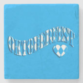 バイエルンドイツビールフェスティバルロゴオクトーバーフェスト ストーンコースター (正面)