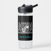バイエルンフィットネス&バイエルンの紋章/旗 ウォーターボトル (左面)