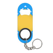 バイエルンブルー キーホルダー栓抜き (裏面)