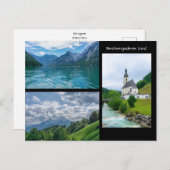 バイエルンベルクテッサダーランド – コラージュ ポストカード (正面/裏面)