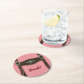 バイエルンレダーホセンコースター ラウンドペーパーコースター (インサイチュ)