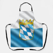 バイエルン国旗のエプロン エプロン (正面)