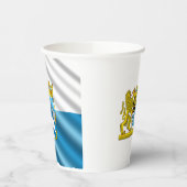 バイエルン国旗のコートの腕紙カップ 紙コップ (左)