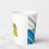 バイエルン国旗のコートの腕紙カップ 紙コップ (右)