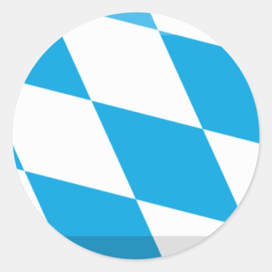 バイエルン国旗の宝石 ラウンドシール (正面)