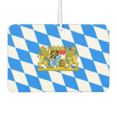 バイエルン国旗の紋章 カーエアーフレッシュナー (正面)