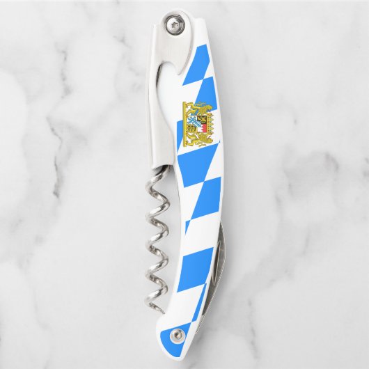 バイエルン国旗の紋章 ソムリエナイフ (正面)