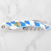 バイエルン国旗の紋章 ソムリエナイフ (正面)