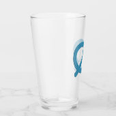 バイエルン国旗の色プレッツェルブレゼルオクトーバーフェスト タンブラーグラス (右)