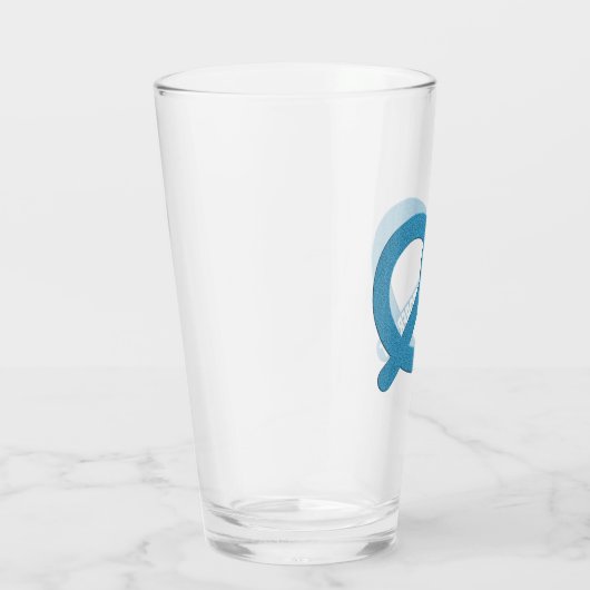 バイエルン国旗の色プレッツェルブレゼルオクトーバーフェスト タンブラーグラス (右)