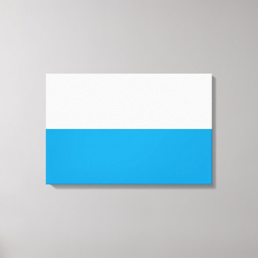 バイエルン国旗(ドイツの州) キャンバスプリント (正面)