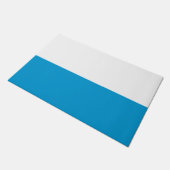 バイエルン国旗(ドイツの州) ドアマット (アングル)