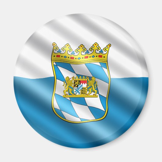 バイエルン国旗 マグネット (正面)