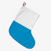 バイエルン国旗 ラージクリスマスストッキング (正面 (吊り時))