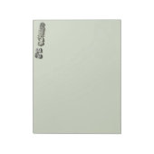 バイエルン学歴のある灰色の白 ノートパッド (回転)