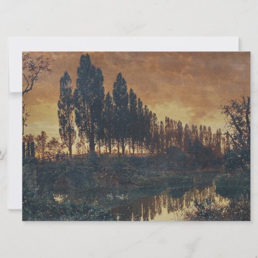 バイエルン州の農村風景（ドイツ） カード (正面)