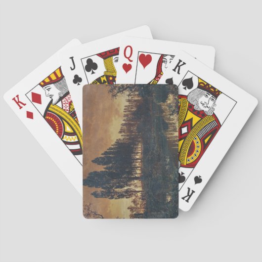 バイエルン州の農村風景（ドイツ） トランプ (裏面)