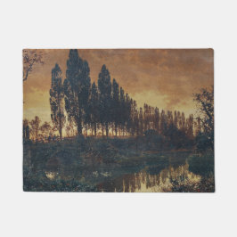 バイエルン州の農村風景（ドイツ） ドアマット