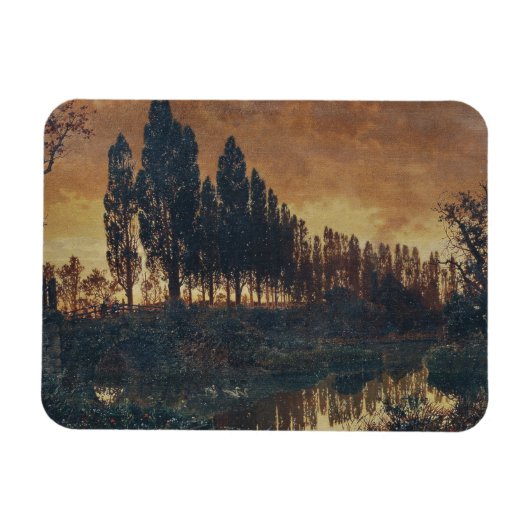 バイエルン州の農村風景（ドイツ） マグネット (横)