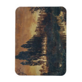 バイエルン州の農村風景（ドイツ） マグネット (縦)