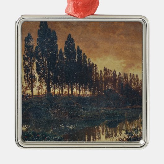 バイエルン州の農村風景（ドイツ） メタルオーナメント (正面)