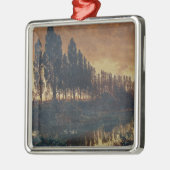 バイエルン州の農村風景（ドイツ） メタルオーナメント (左)