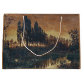 バイエルン州の農村風景（ドイツ） ラージペーパーバッグ (正面)