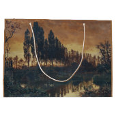 バイエルン州の農村風景（ドイツ） ラージペーパーバッグ (裏面)