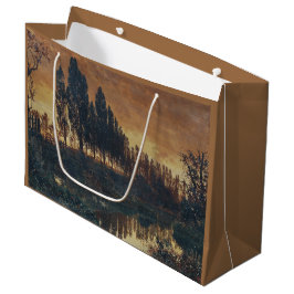 バイエルン州の農村風景（ドイツ） ラージペーパーバッグ