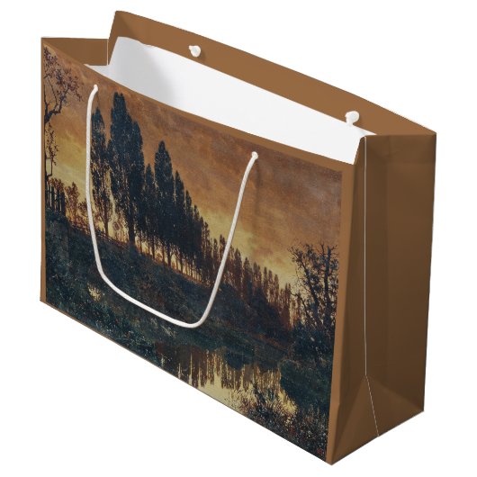 バイエルン州の農村風景（ドイツ） ラージペーパーバッグ (正面アングル)