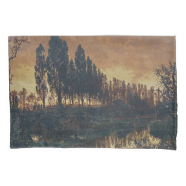 バイエルン州の農村風景（ドイツ） 枕カバー