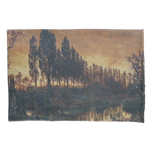 バイエルン州の農村風景（ドイツ） 枕カバー (正面左)