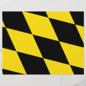 バイエルン州ミュンヘン州旗を持つフライヤー チラシ (裏面)