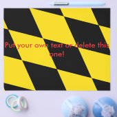 バイエルン州ミュンヘン州旗を持つフライヤー チラシ (シングル)